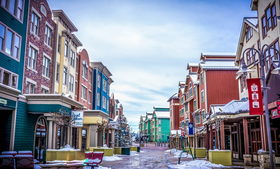 Park City Winter Main Street Colors