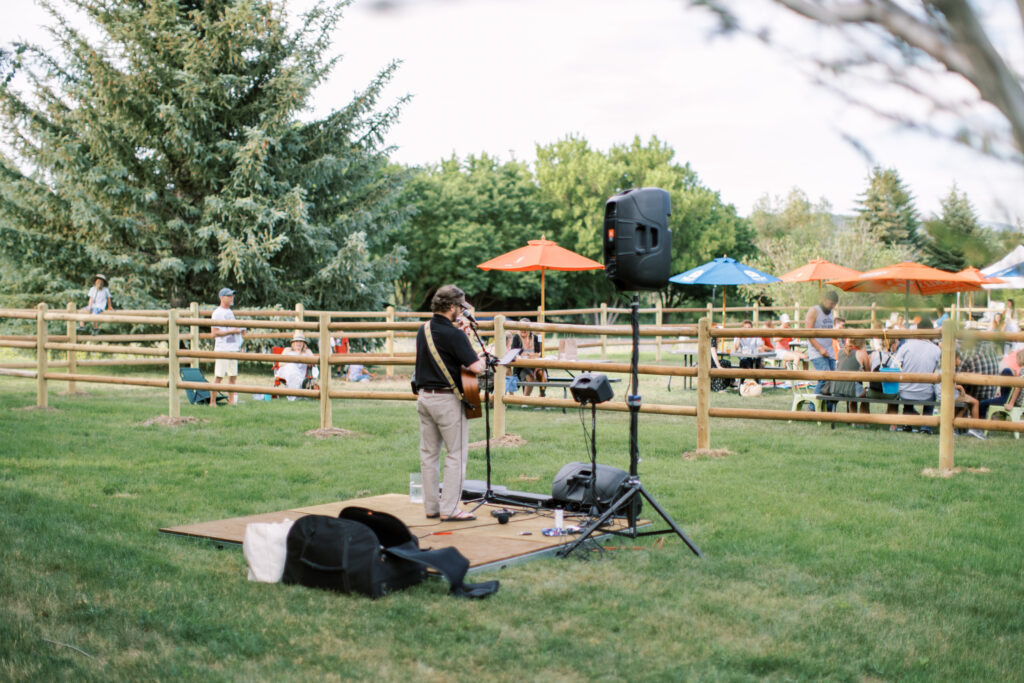 versante on the lawn
