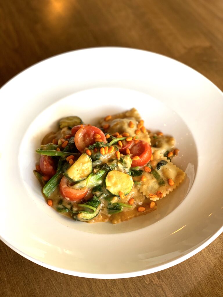 Twisted Fern ravioli