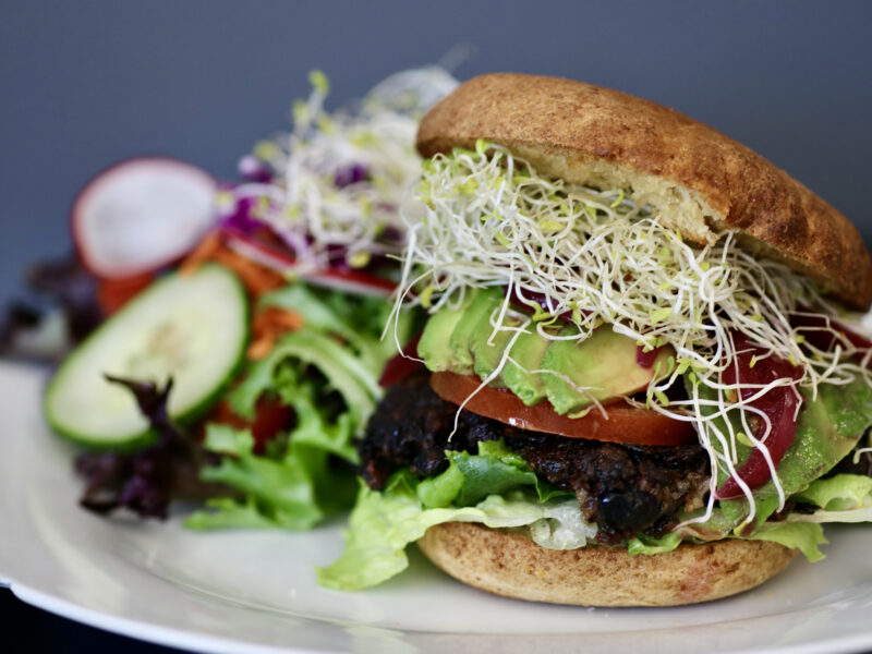 Lunas Kitchen Black Bean Burger