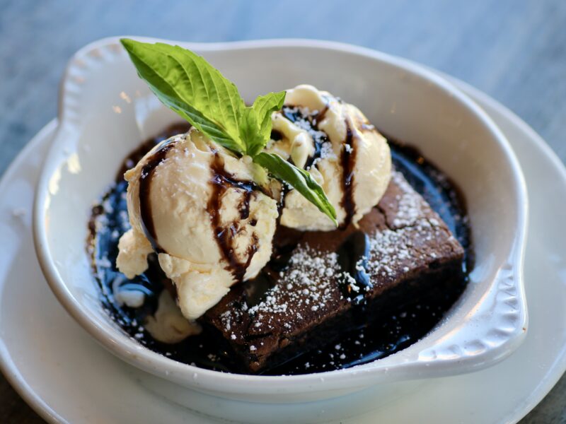 Red Rock Brownie Sundae