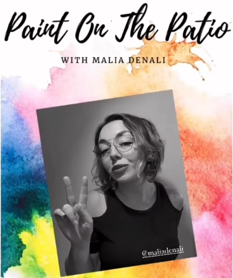 The Cabin/ Paint on the Patio