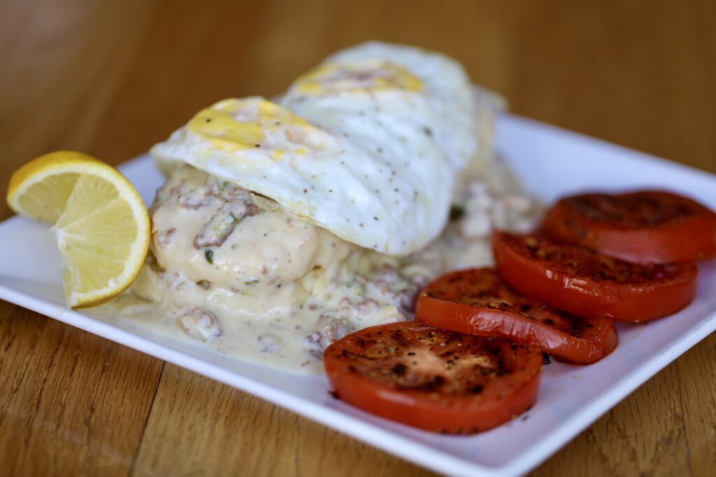 O'Shucks The White House Biscuits and gravy recipe