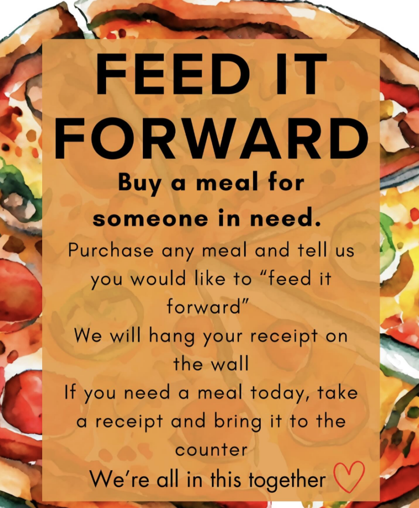 Este Pizza Feed it Forward