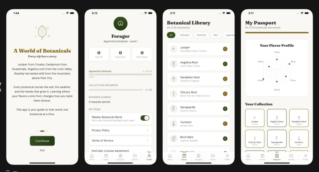 Alpine Distilling Forager App