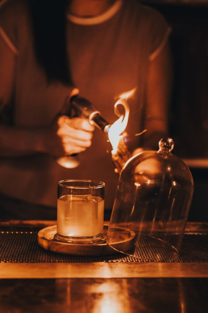 Smoke on the Water Cocktail @ The Rest