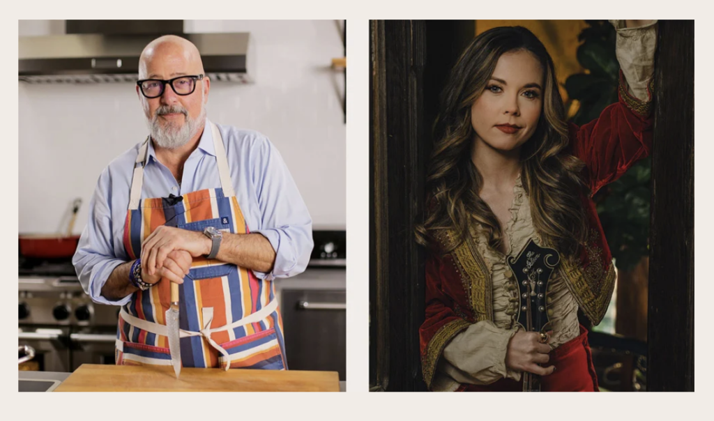 Chef Andrew Zimmern and Sierra Hull Song Summit Supper Club