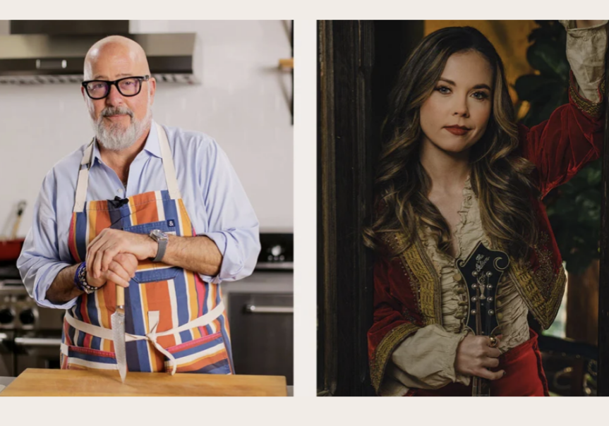 Chef Andrew Zimmern and Sierra Hull Song Summit Supper Club